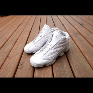 Jordan 13 all white size 6.5Y